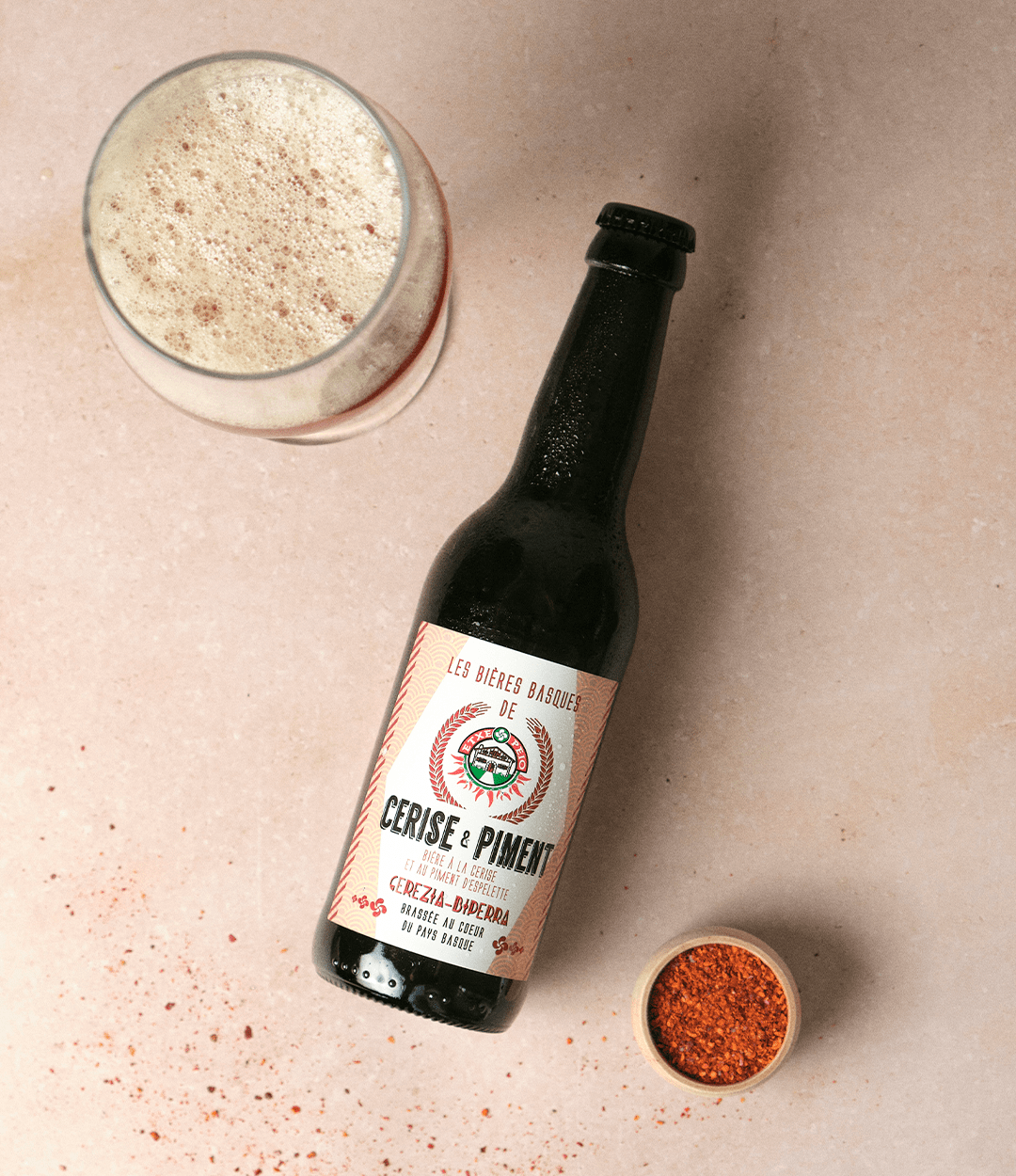 Bière basque - Cerise & Piment d'Epelette