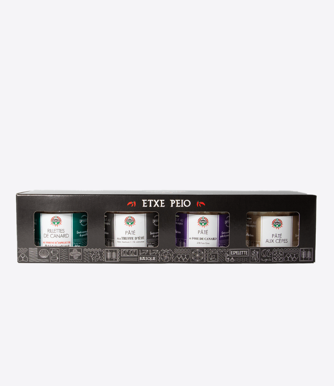 Assortiment de 4 pâtés - Coffret Terre