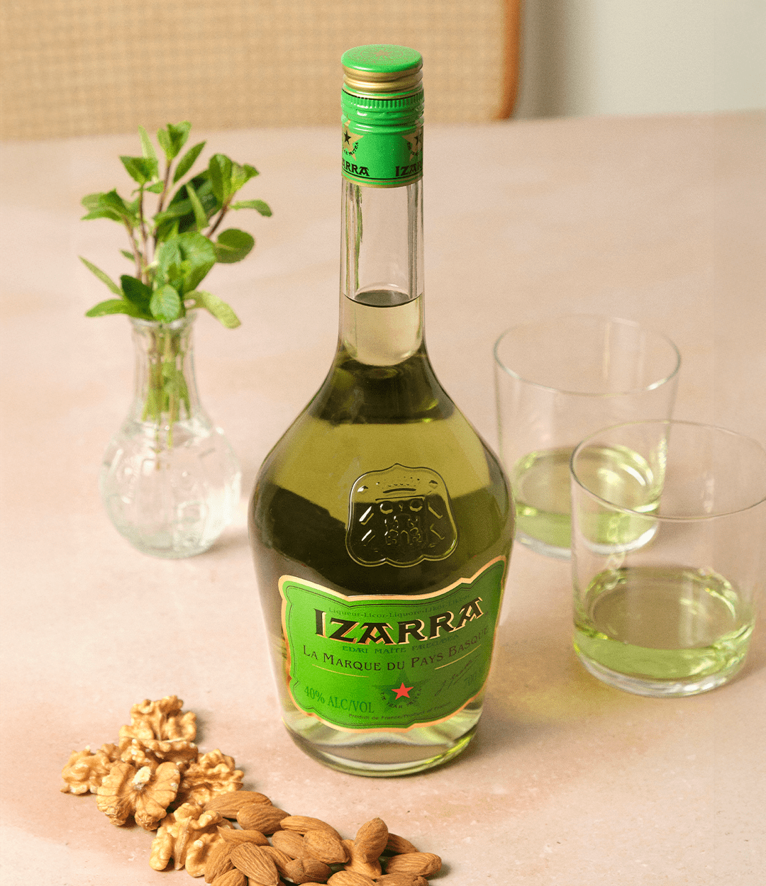 Liqueur Izarra Vert pays basque