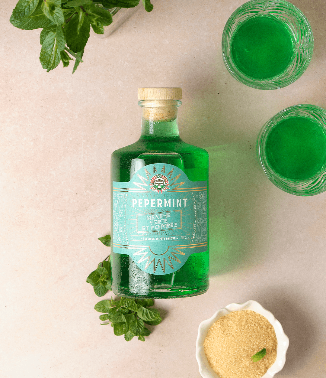 Liqueur Menta à la menthe poivrée