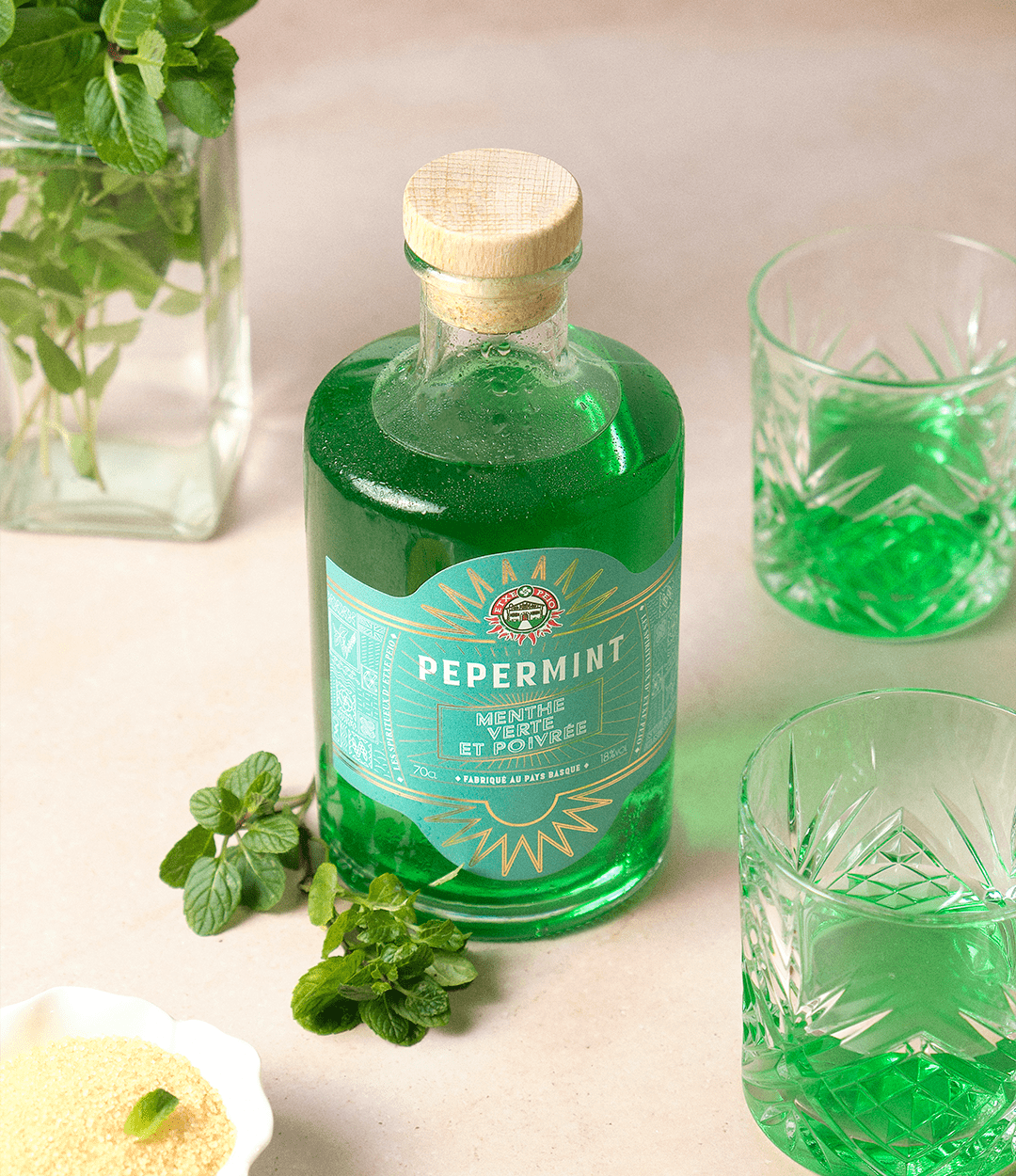 Liqueur Menta à la menthe poivrée