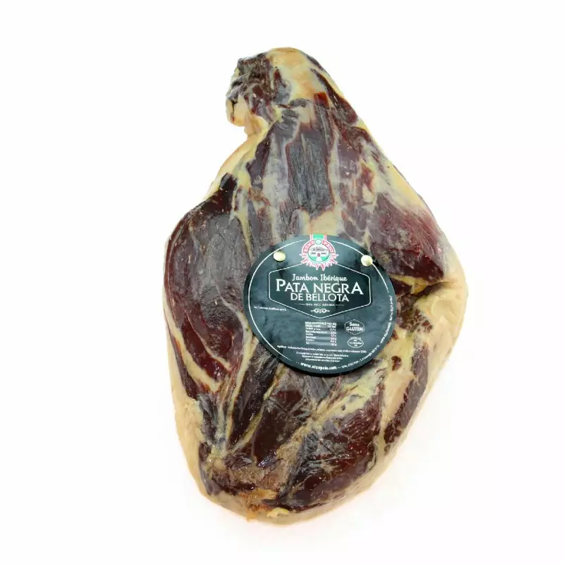 Jambon de porc noir tranché 80g – Pata Negra