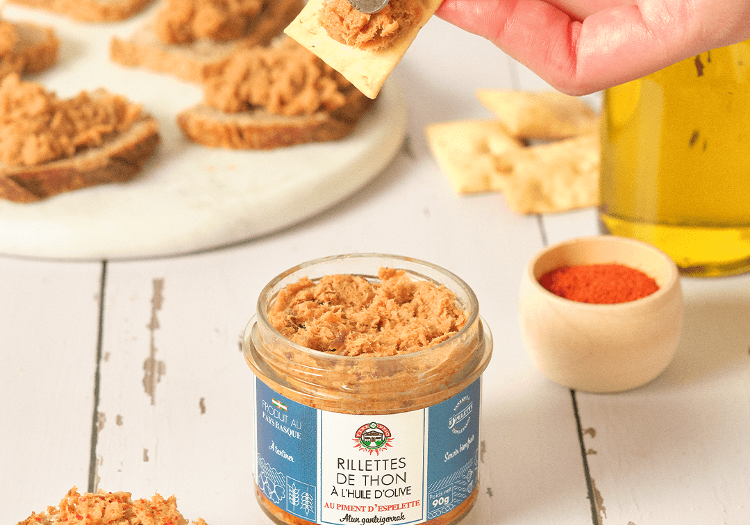 Rillettes de Thon à l'huile d'olive & au Piment d'Espelette