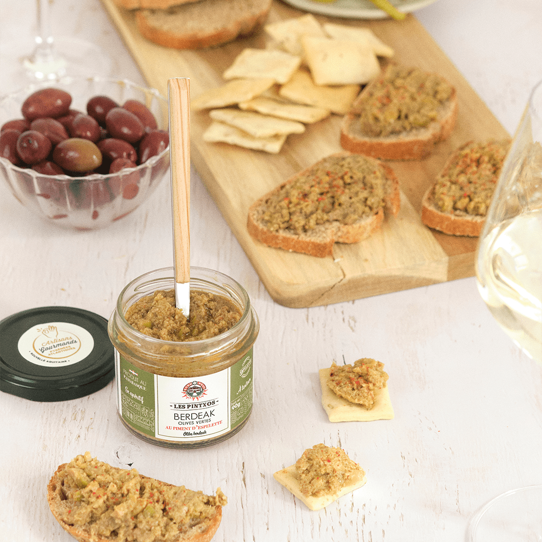 Berdeak Olives Vertes & Piment d'Espelette - Tapenade