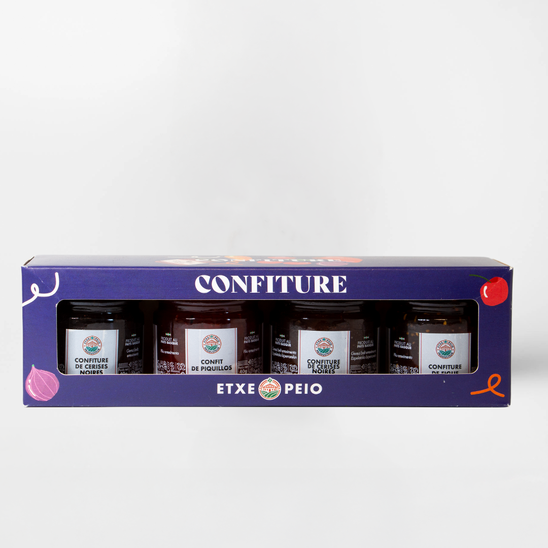 Assortiment de 4 confitures - Coffret