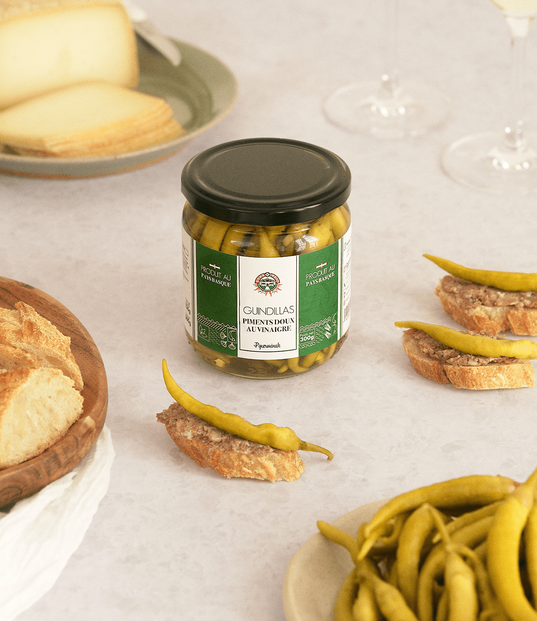 Piment Doux au Vinaigre - Guindillas