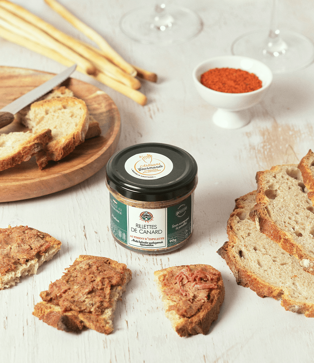 Rillettes de Canard au Piment d'Espelette