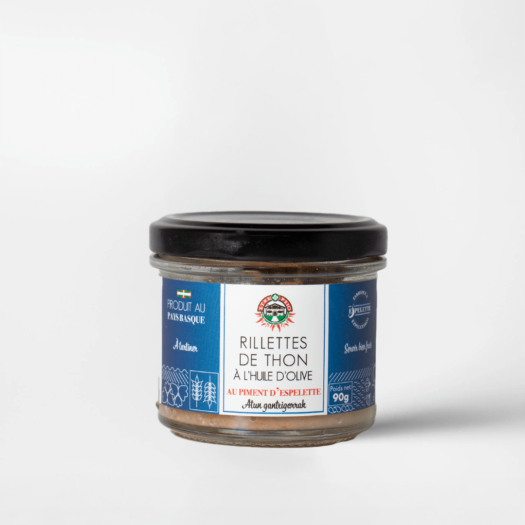 Rillettes de Thon à l'huile d'olive & au Piment d'Espelette