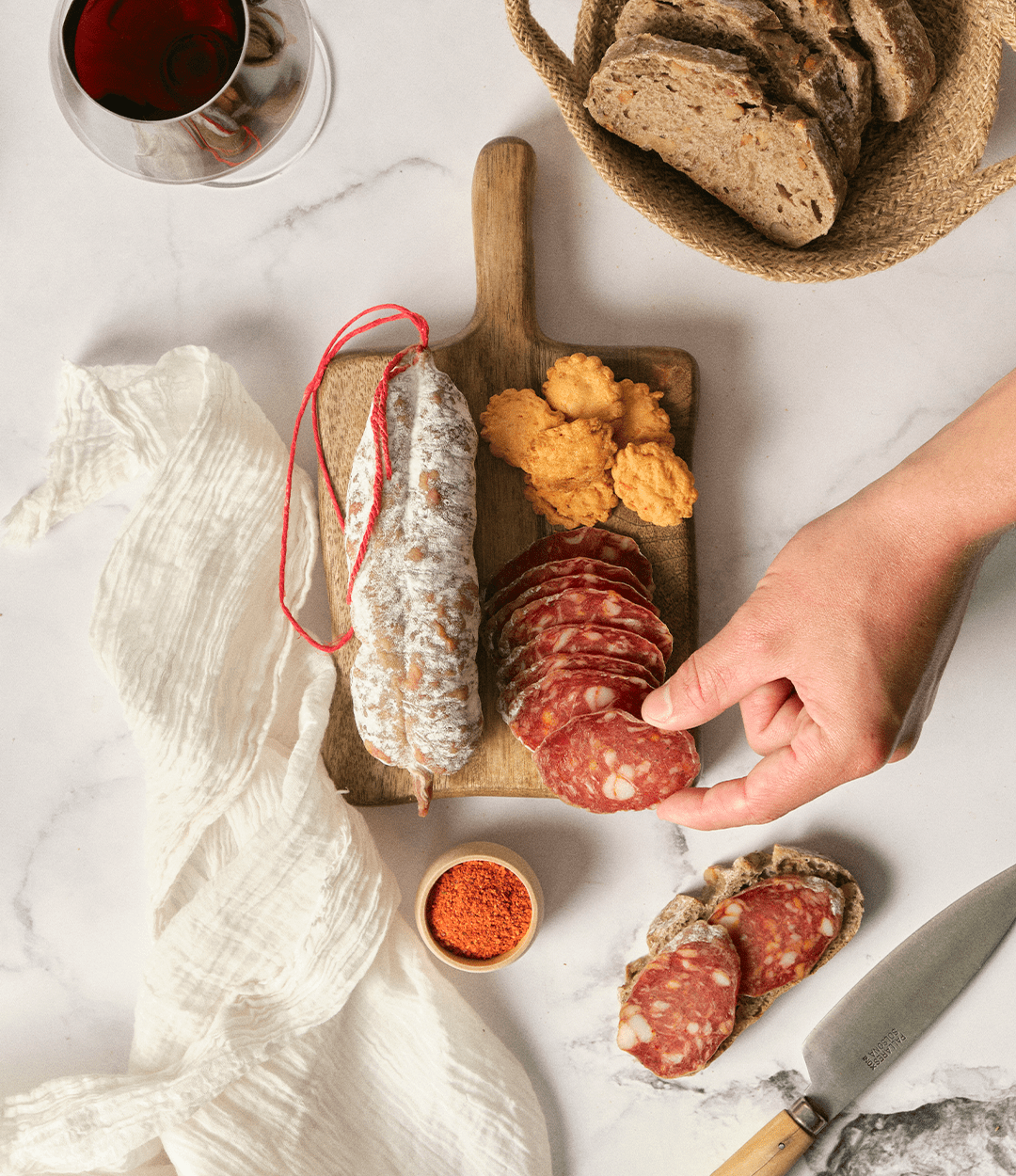 Saucisson au piment d'espelette